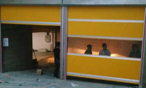 紅星美凱龍地下車庫(kù)快速門案例