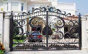順德碧桂花園鐵藝大門案例