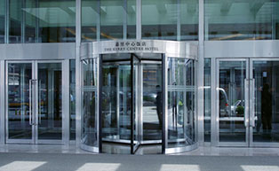 北京CBD嘉里中心旋轉(zhuǎn)門工程案例