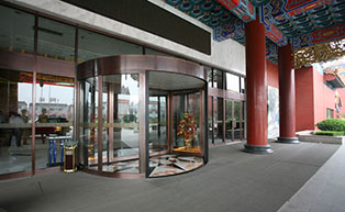 北京溫都水城旋轉(zhuǎn)門工程案例