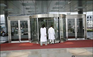 北京腫瘤醫(yī)院旋轉(zhuǎn)門工程案例