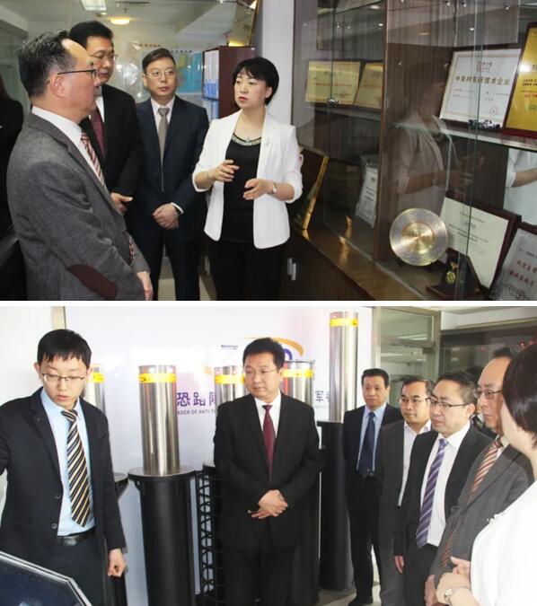 卓奧世鵬董事長周鵬首先陪同國家核安保技術(shù)中心領(lǐng)導代表一行參觀了卓奧世鵬總部