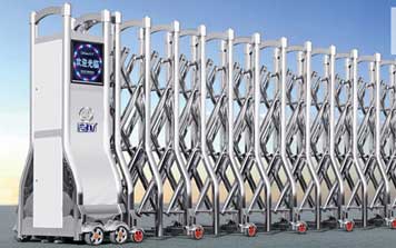 不銹鋼伸縮門(mén) - 雷頓二代QG-G750不銹鋼伸縮門(mén)