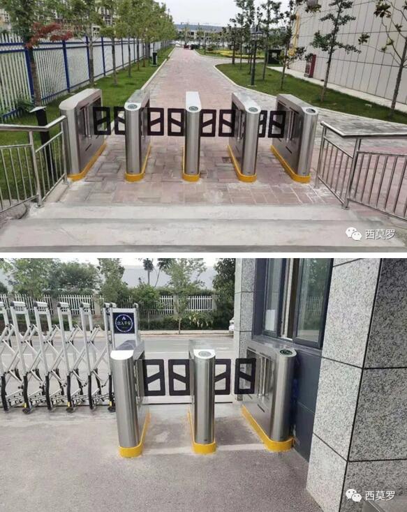 中國(guó)航天科技集團(tuán)九院7107廠在廠區(qū)安裝了戶外擺閘CPW-116Y