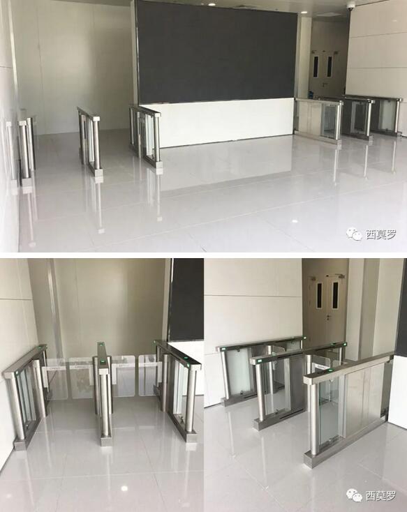 中國(guó)航天科技集團(tuán)九院771所在寫字樓大堂安裝了室內(nèi)擺閘CPW-322CS