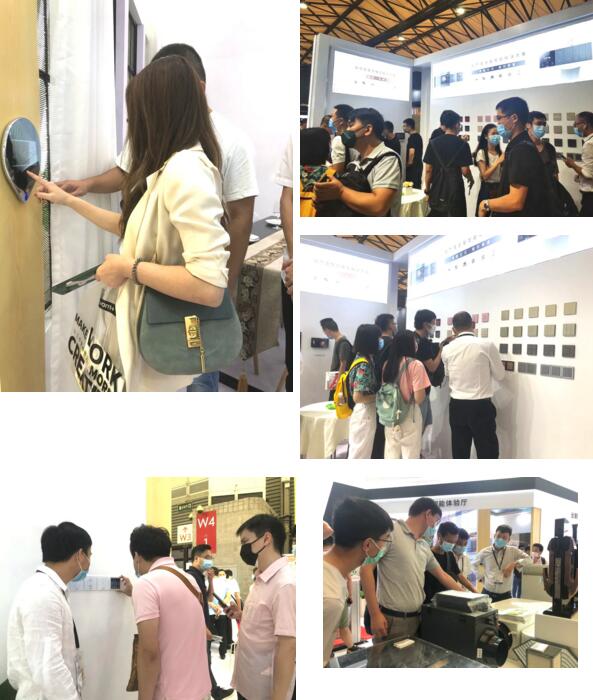 狄耐克各個展示區(qū)域人頭攢動