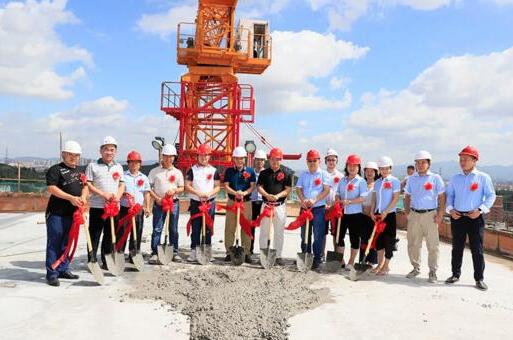 東莞塘廈石馬新地標(biāo)-安快3號，4號大樓成功封頂！