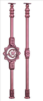 高端鋁藝樓梯-HLY612-3