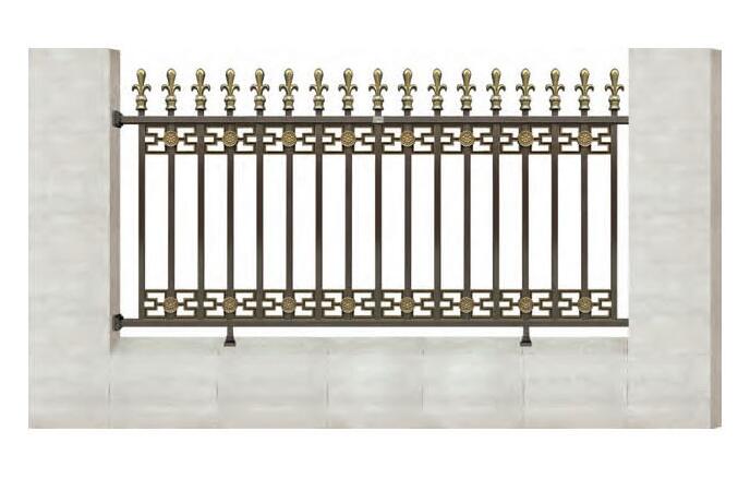 WL-11901護欄（貝綠灰+藝術(shù)金黃）