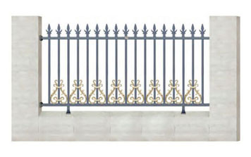 WL-18918護欄（深空灰+藝術(shù)金黃）