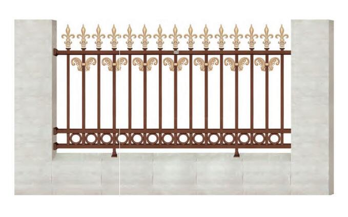 WL-17907護欄（名流深咖+藝術(shù)金黃）