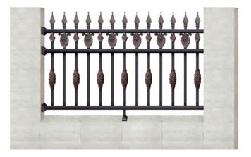 WL-19106護欄（名流銀咖+藝術(shù)淺紅）