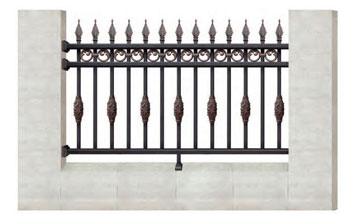 WL-19105護欄（名流銀咖+藝術(shù)淺紅）