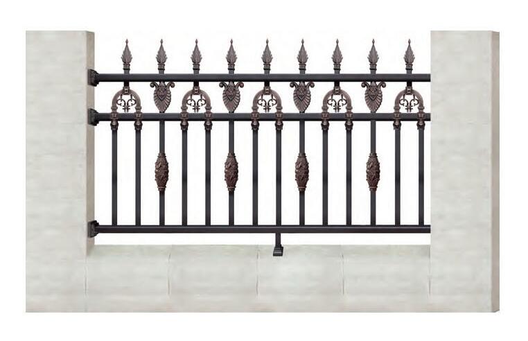 WL-19103護欄（名流銀咖+藝術(shù)淺紅）