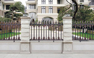 WL-19102護欄（名流銀咖+藝術(shù)淺紅）