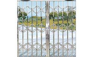 不銹鋼拉閘門 - 金錢型拉閘門