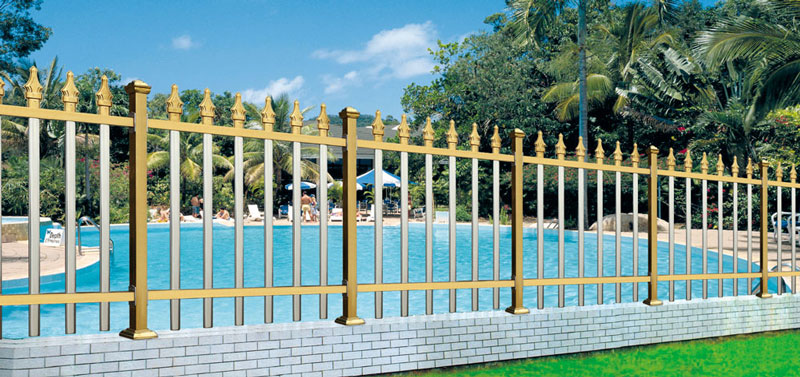 鋁藝護(hù)欄 - FGL 護(hù)欄 03（鈦金色）