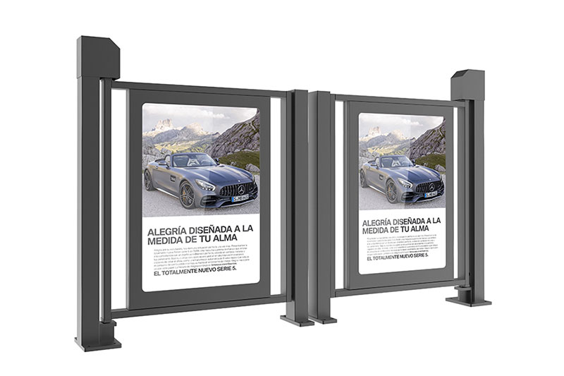 廣告小門 - 小區(qū)人行通道廣告門