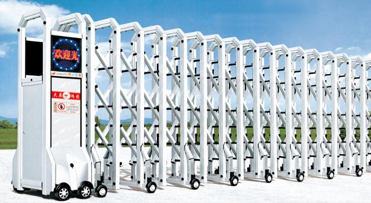 鋁合金伸縮門(mén) - 豪華鋁合金電動(dòng)伸縮門(mén)