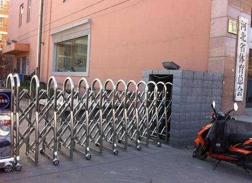石家莊出安智能電動(dòng)伸縮門成河北省體育局的安全看護(hù)