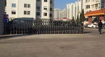 石家莊二中潤德學校采購石家莊出安智能電動伸縮門