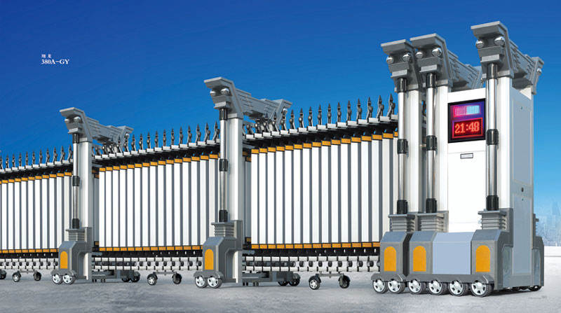 寶雞出安智能伸縮門(mén)進(jìn)駐紫辰藍(lán)山居工程