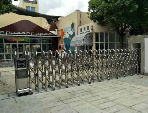 保定出安智能電動伸縮門為哈羅城項目提供保駕護(hù)航