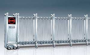 上海出安智能電動伸縮門彰顯頤盛御中環(huán)項目不凡品味