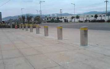 重慶出安智能升降柱亮相在重慶萬科金開悅府項目 