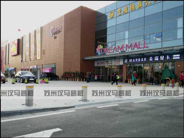 感謝江蘇蘇州-夢之城選用常州出安智能升降柱