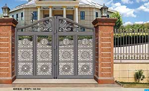 青島出安智能別墅鋁藝大門彰顯海爾地產(chǎn)?云璽項(xiàng)目不凡品味  