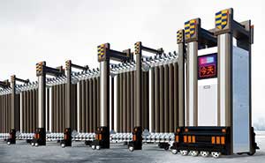 伸縮門 - 瑞盾889A（深咖）