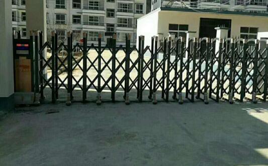 紹興出安智能電動伸縮門成為紹興縣藍天實驗學(xué)校的守門神