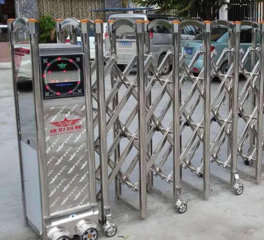 紹興出安智能電動伸縮門進駐紹興市頂上食品有限公司