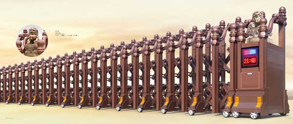 中信泰富錦園項目與揚州出安智能伸縮門鼎力合作