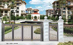 淄博恒大翡翠華庭選用了淄博出安智能別墅鋁藝大門