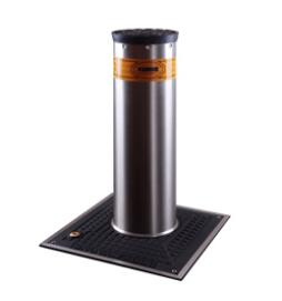 濟寧出安智能升降柱成濟寧市第十三中學(xué)大門口一顆璀璨明珠