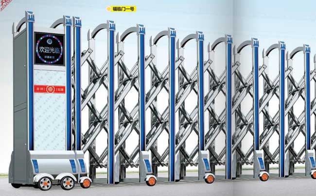 福臨門(mén)一號(hào)不銹鋼伸縮門(mén)