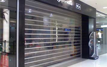 水晶電動卷簾門