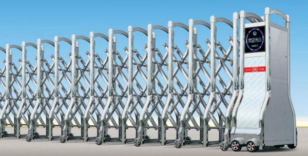 嘉興出安智能伸縮門成雅居樂(lè)金茂中央公園一道亮麗風(fēng)景