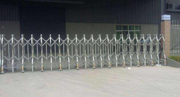 嘉興出安智能電動伸縮門順利進駐嘉興市總工會職工學校