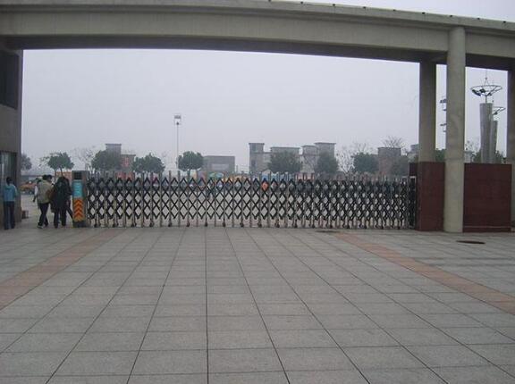 滄州出安智能電動伸縮門在江源線纜有限公司的應用工程