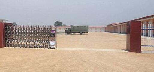 滄州格銳特鉆頭有限公司選用滄州出安智能伸縮門彰顯個性