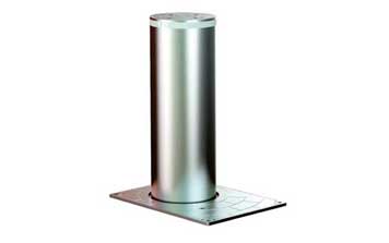 威海出安智能升降柱亮相在威海自在香濱項(xiàng)目