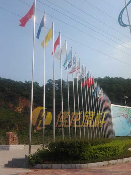 感謝中山火炬開發(fā)基地選用中山出安智能旗桿