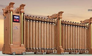 鋁合金伸縮門(mén) - 躍騰801A鋁合金伸縮門(mén)