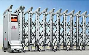 不銹鋼伸縮門 - 精鋼G208（三排）不銹鋼伸縮門