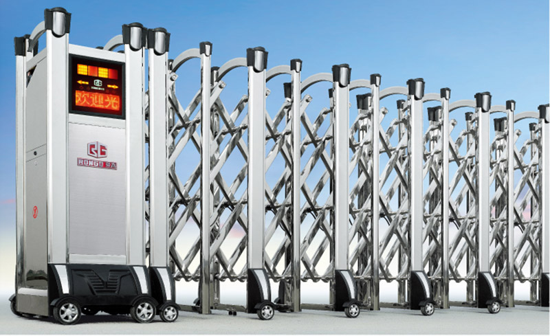 精鋼G209(三排)不銹鋼伸縮門