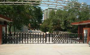 銀川原國(guó)土資源廳伸縮門(mén)案例