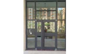 竹洲豪苑南區(qū)HU-FA122型號肯德基門案例